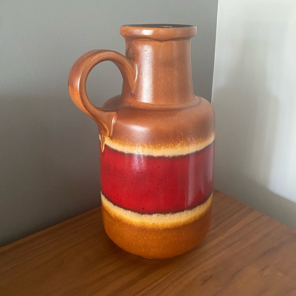 Large Scheurich West German Fat Lava Jug/Vase mid century - Picture 1 of 5